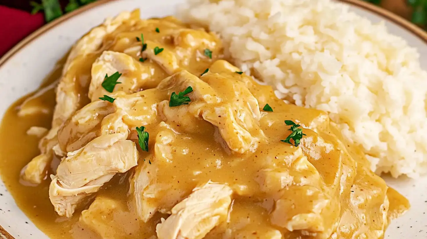 crockpot chicken and gravy