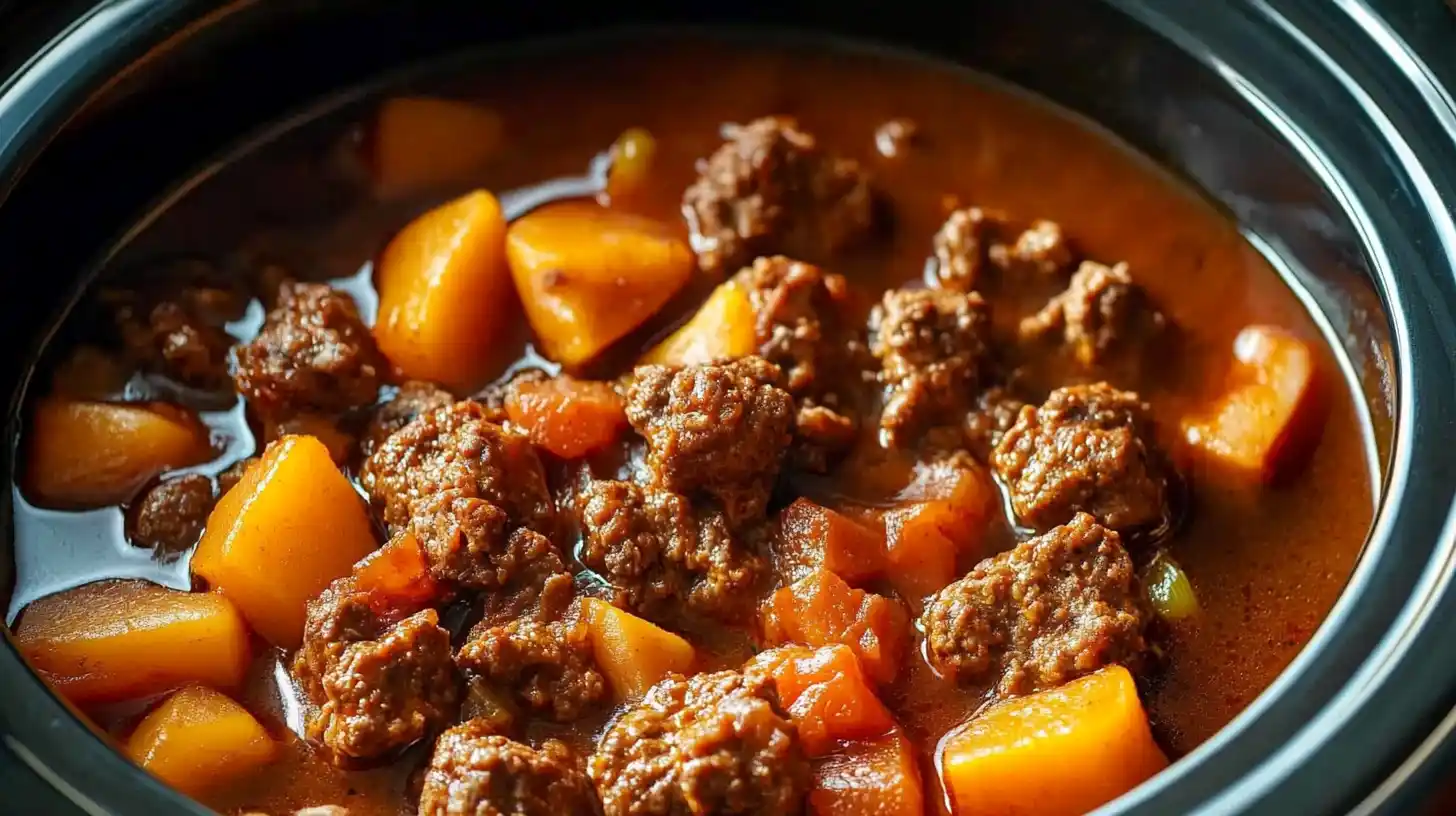 hamburger beef crockpot recipes