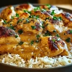 Creamy Smothered Chicken and Rice Recipe - Comfort Food Delight