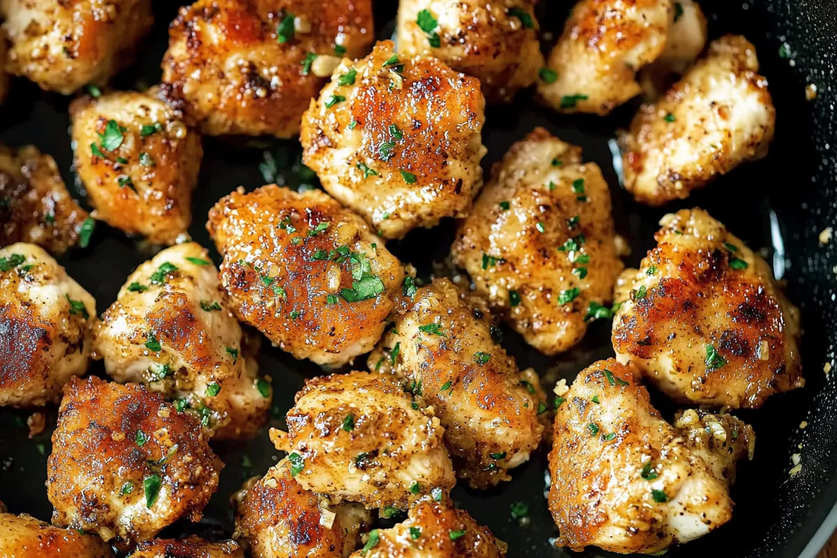Garlic Butter Chicken Bites: Delicious & Easy Recipe