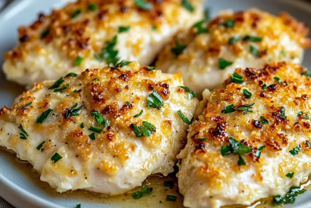 Garlic Parmesan Chicken Bake - Easy Dinner Recipe