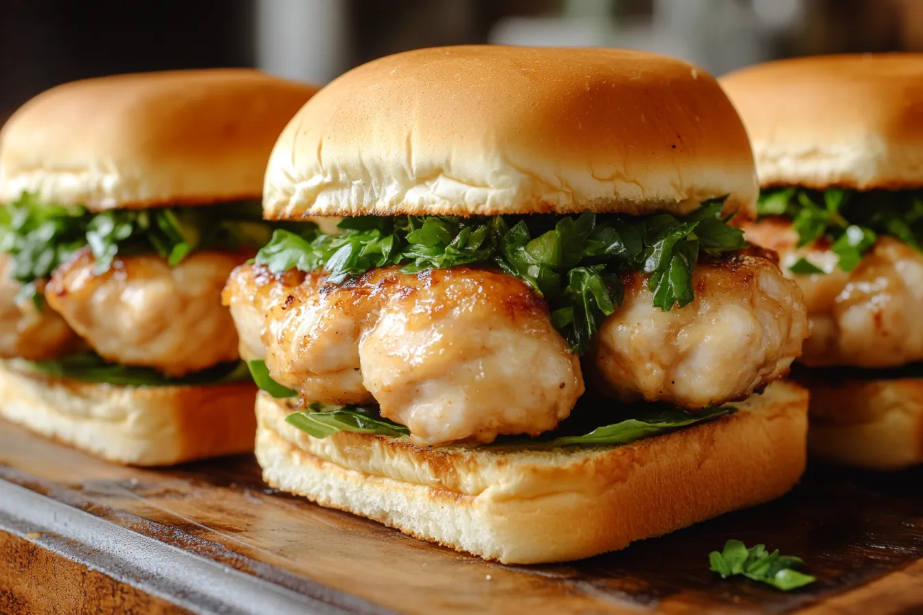 Bang Bang Chicken Sliders