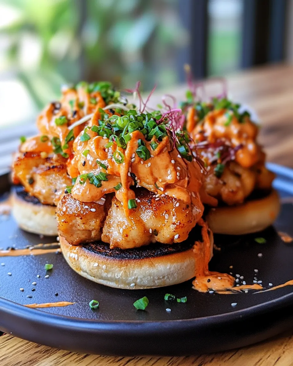 Bang Bang Chicken Sliders