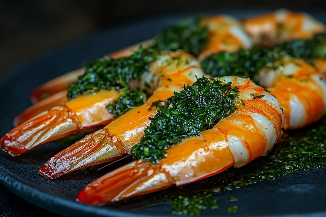 Chimichurri shrimp