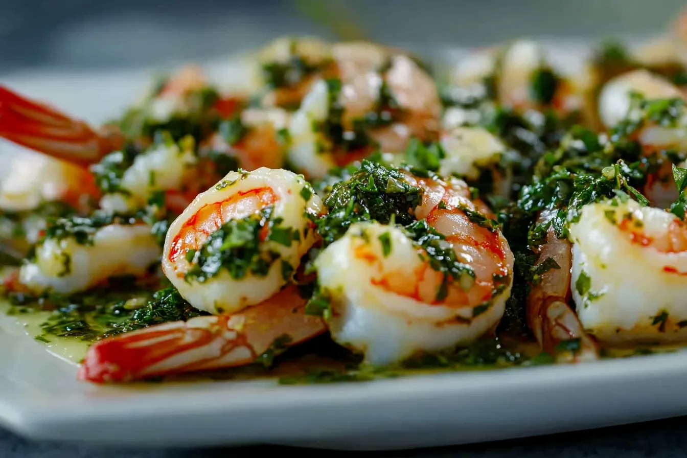 Chimichurri shrimp