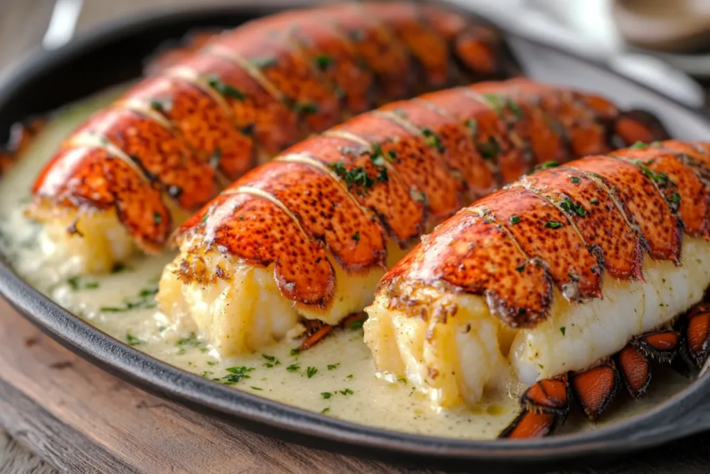 Creamy Garlic Butter Lobster Tails