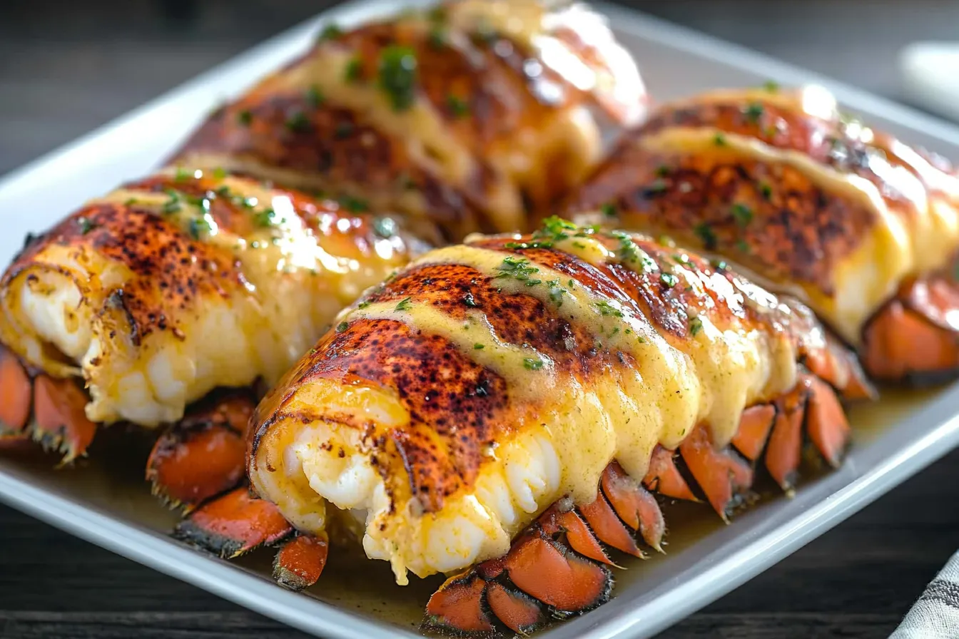 Creamy Garlic Butter Lobster Tails