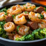 Honey Garlic Shrimp Sausage & Broccoli