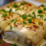 cheesy garlic chicken wraps