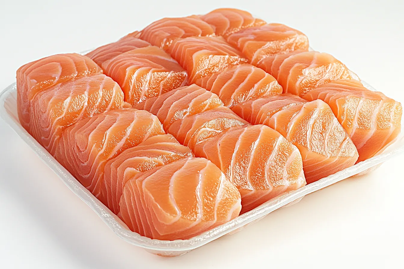 salmon sashimi