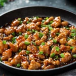 sticky sesame chicken