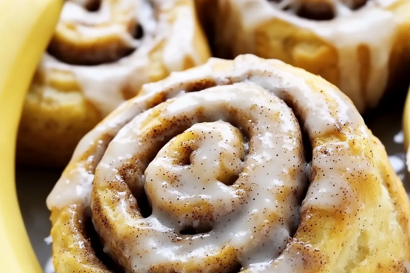 Banana Bread Cinnamon Rolls
