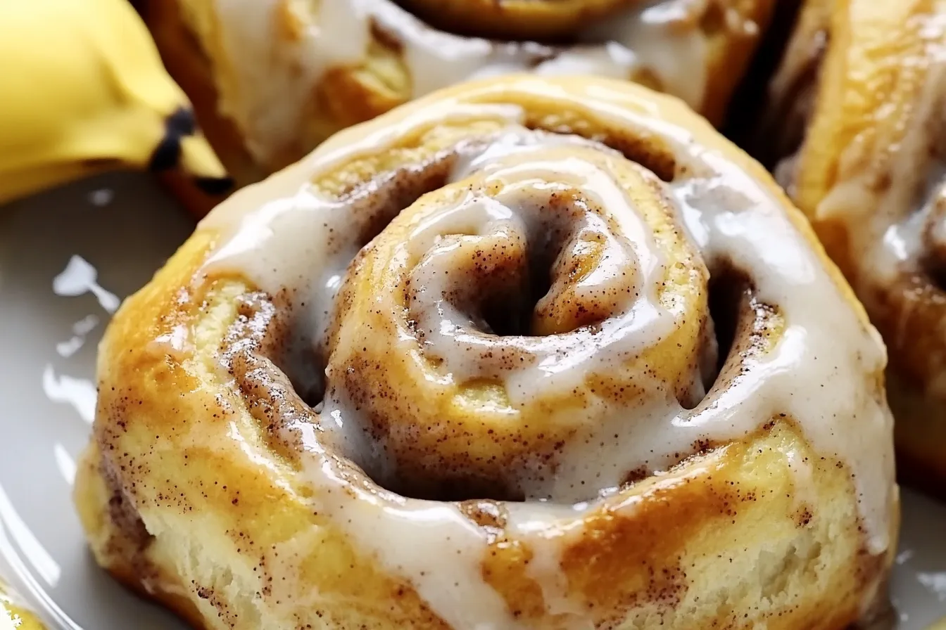 Banana Bread Cinnamon Rolls