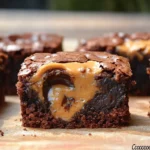 CHOCOLATE PEANUT BUTTER BROWNIE