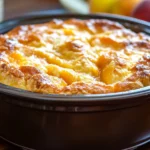 CROCK-POT PEACH DUMP CAKE
