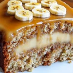 Caramel Banana Cake