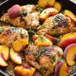 Chicken with Peaches