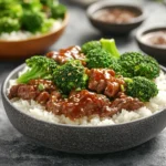 Chinese beef and broccoli