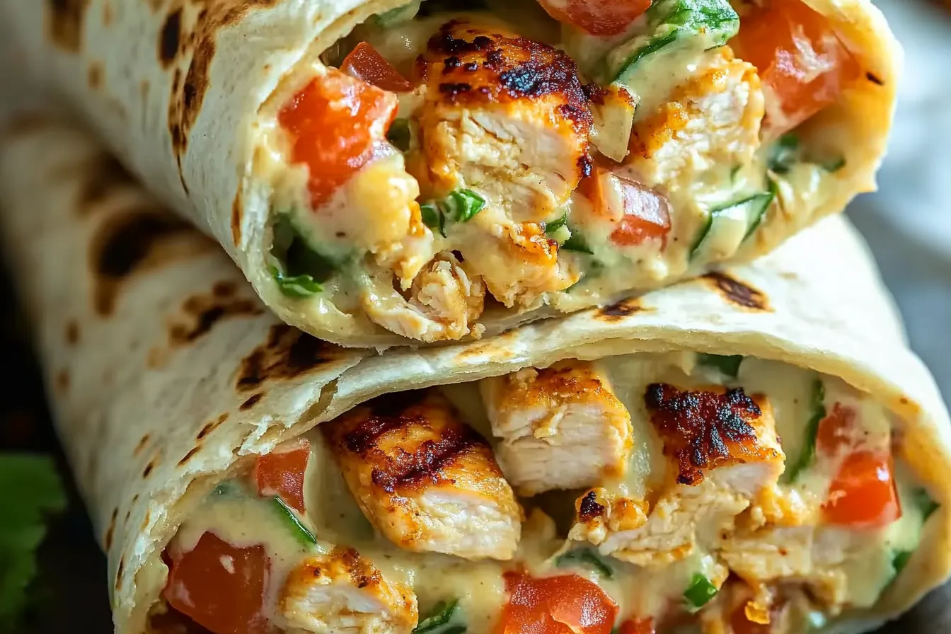 Chipotle Ranch Grilled Chicken Burrito