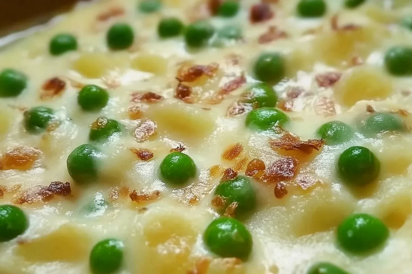 Creamed Potatoes and Peas