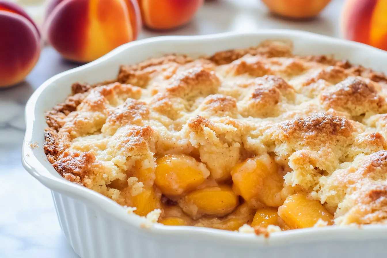 Easy Southern Peach Cobbler