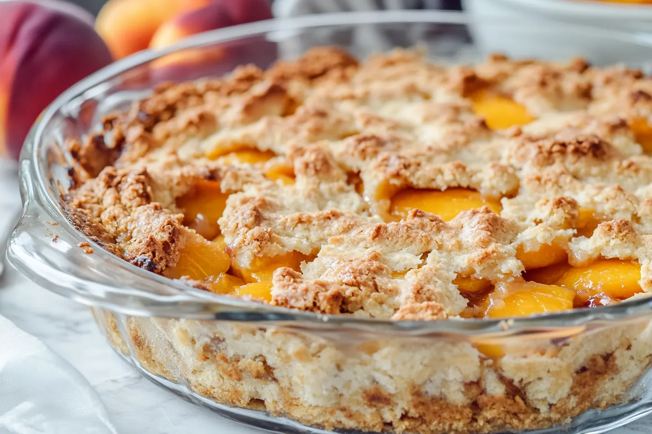 Easy Southern Peach Cobbler