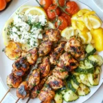 GREEK CHICKEN KABOBS