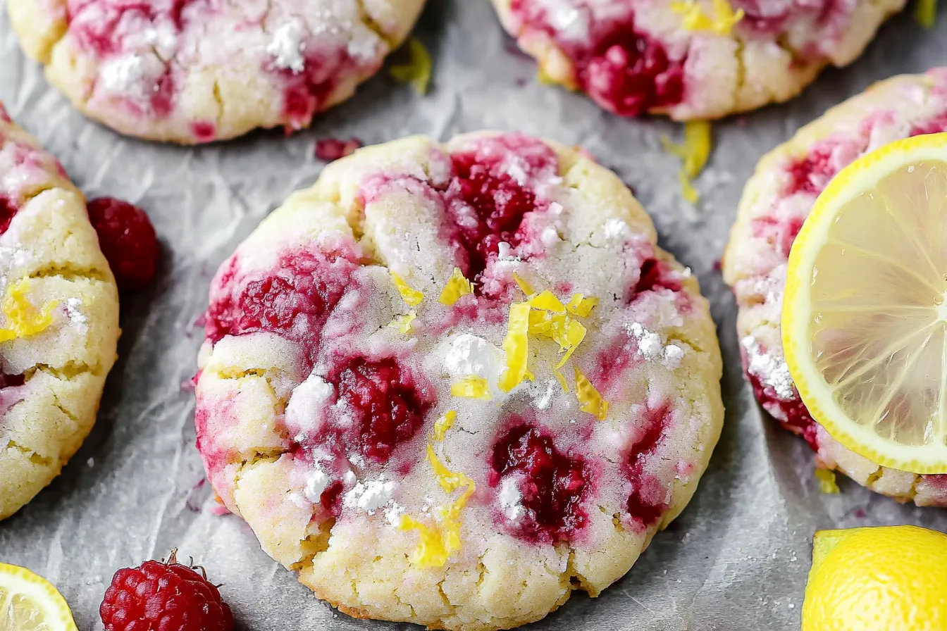 LEMON RASPBERRY COOKIES