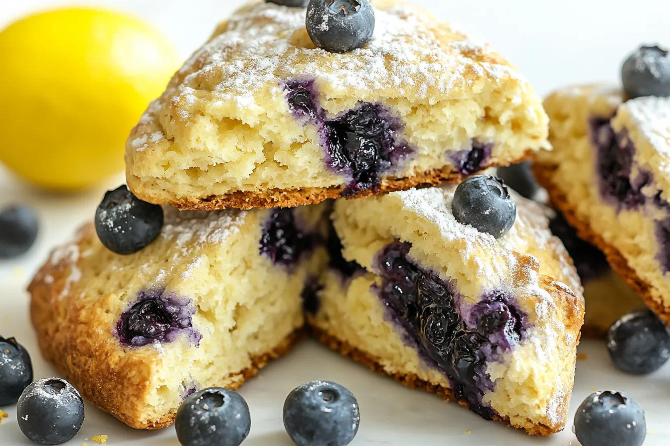 Lemon Blueberry Scones