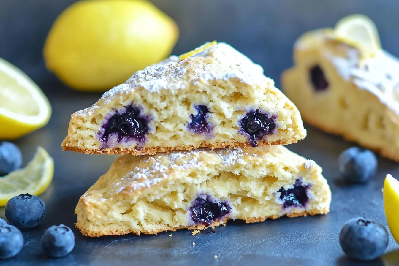 Lemon Blueberry Scones