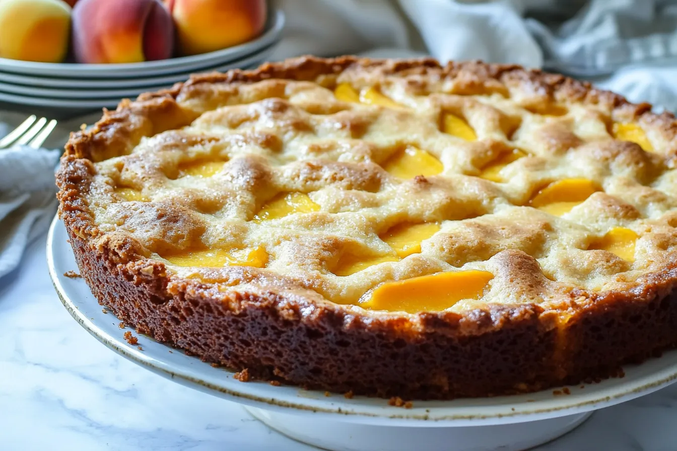 Peach Cobbler Dump Cake