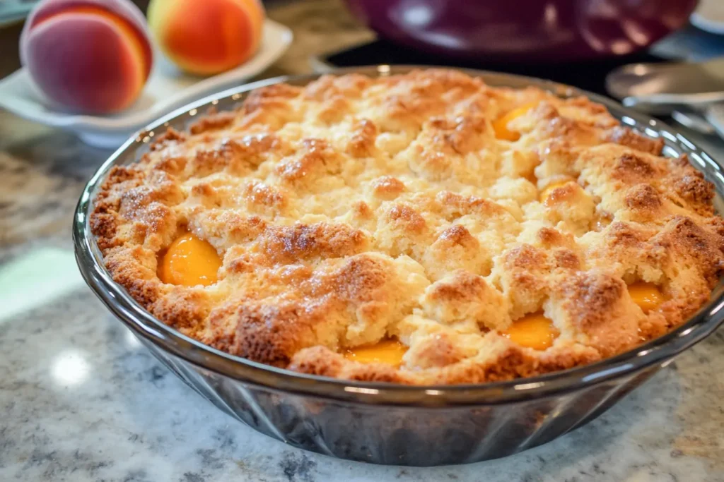 Peach Cobbler Dump Cake