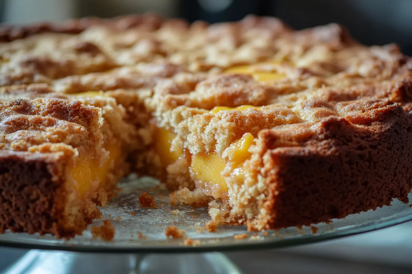 Peach Cobbler Dump Cake