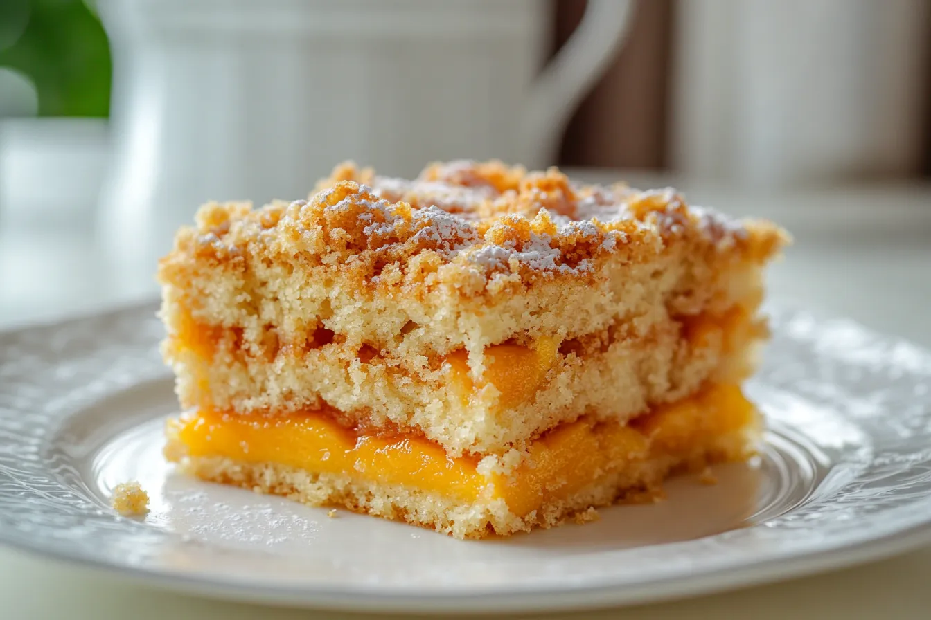 Peach Dump Cake Recipe