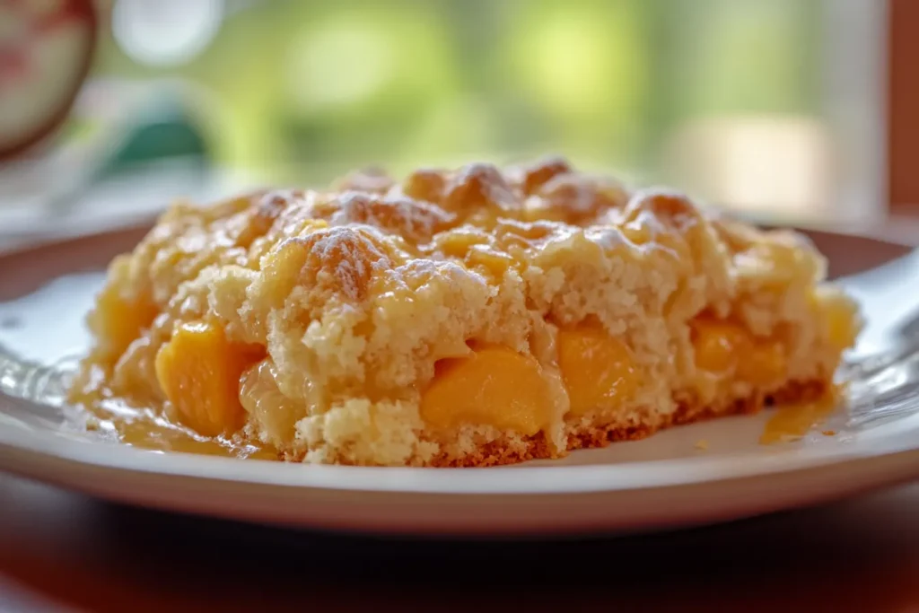 Peach Dump Cake Recipe