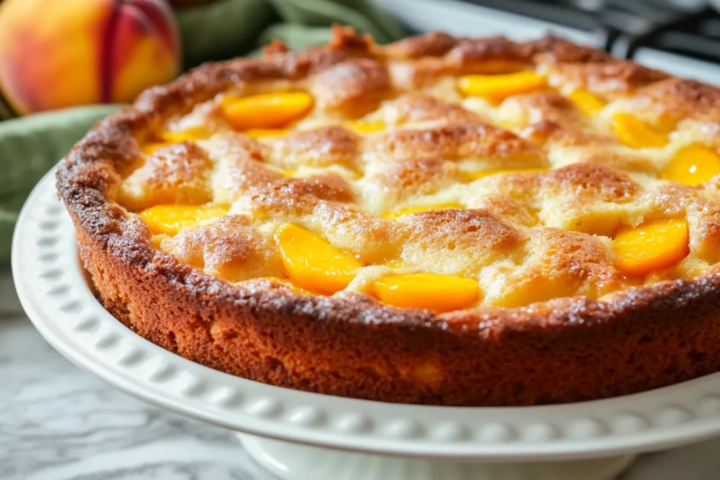 Peach Dump Cake