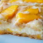 Peaches and Cream Cheesecake Bars