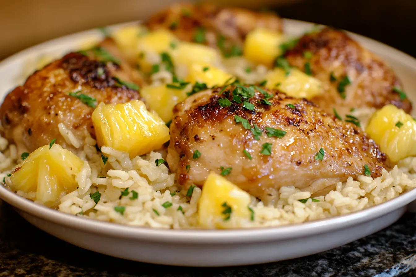 Pineapple Chicken and Rice