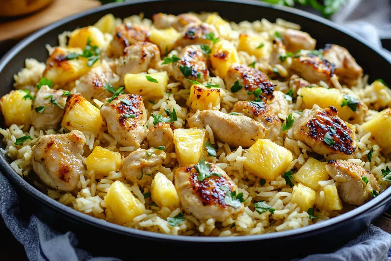Pineapple Chicken and Rice