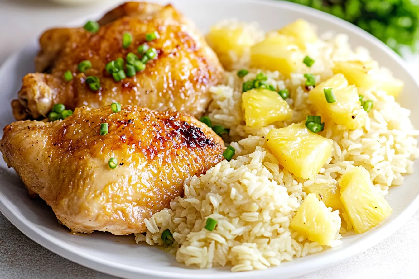 Pineapple Chicken and Rice