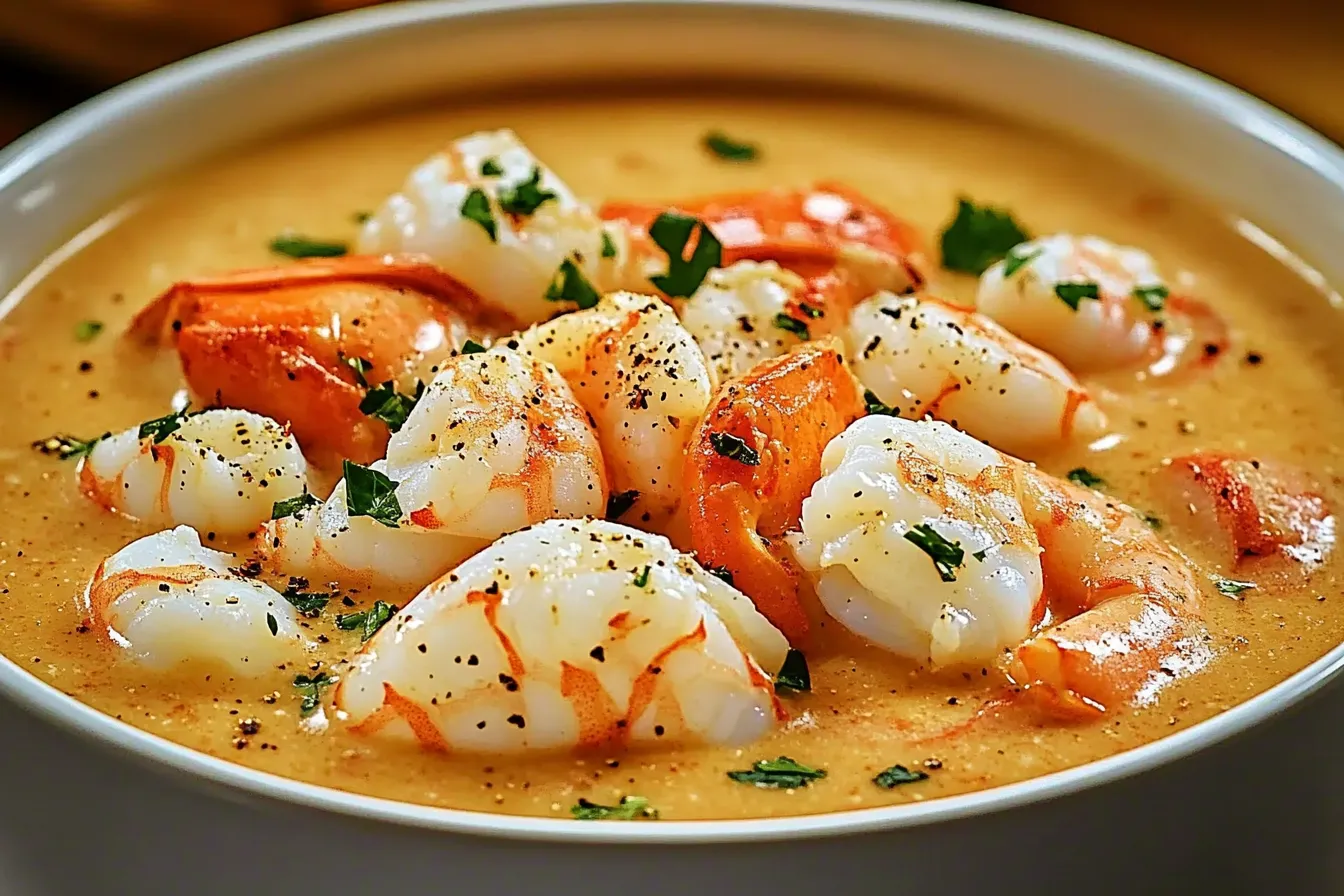Rich Seafood Bisque Bowl