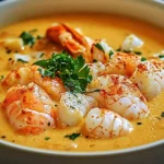 Rich Seafood Bisque Bowl
