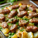 Sausage and Potato Casserole with Spring Veggies