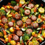 Sausage and Veggies Skillet