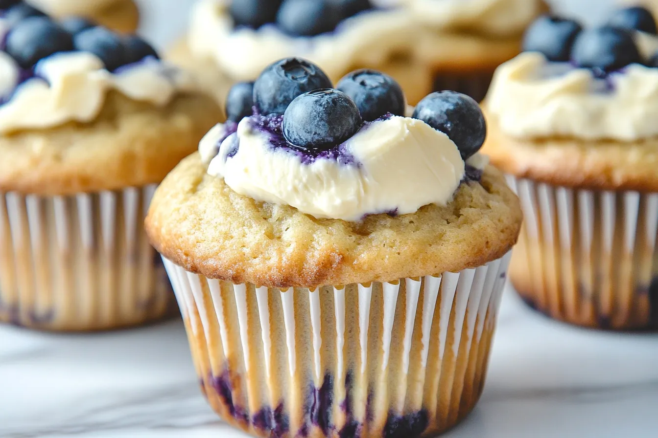 Scrumptious Blueberry Cream Cheese Muffins