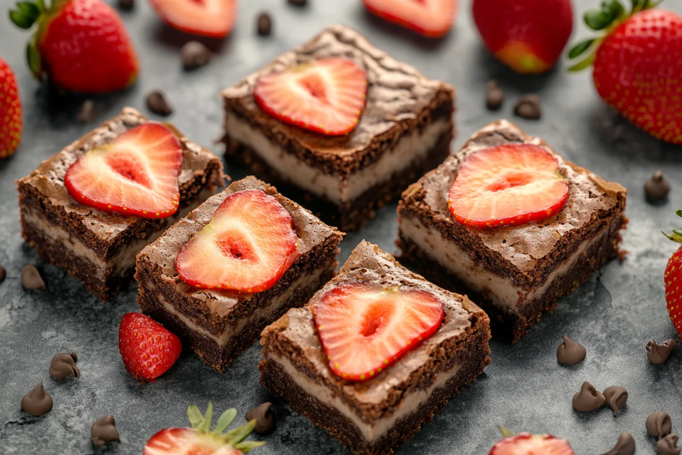 Strawberry Brownies