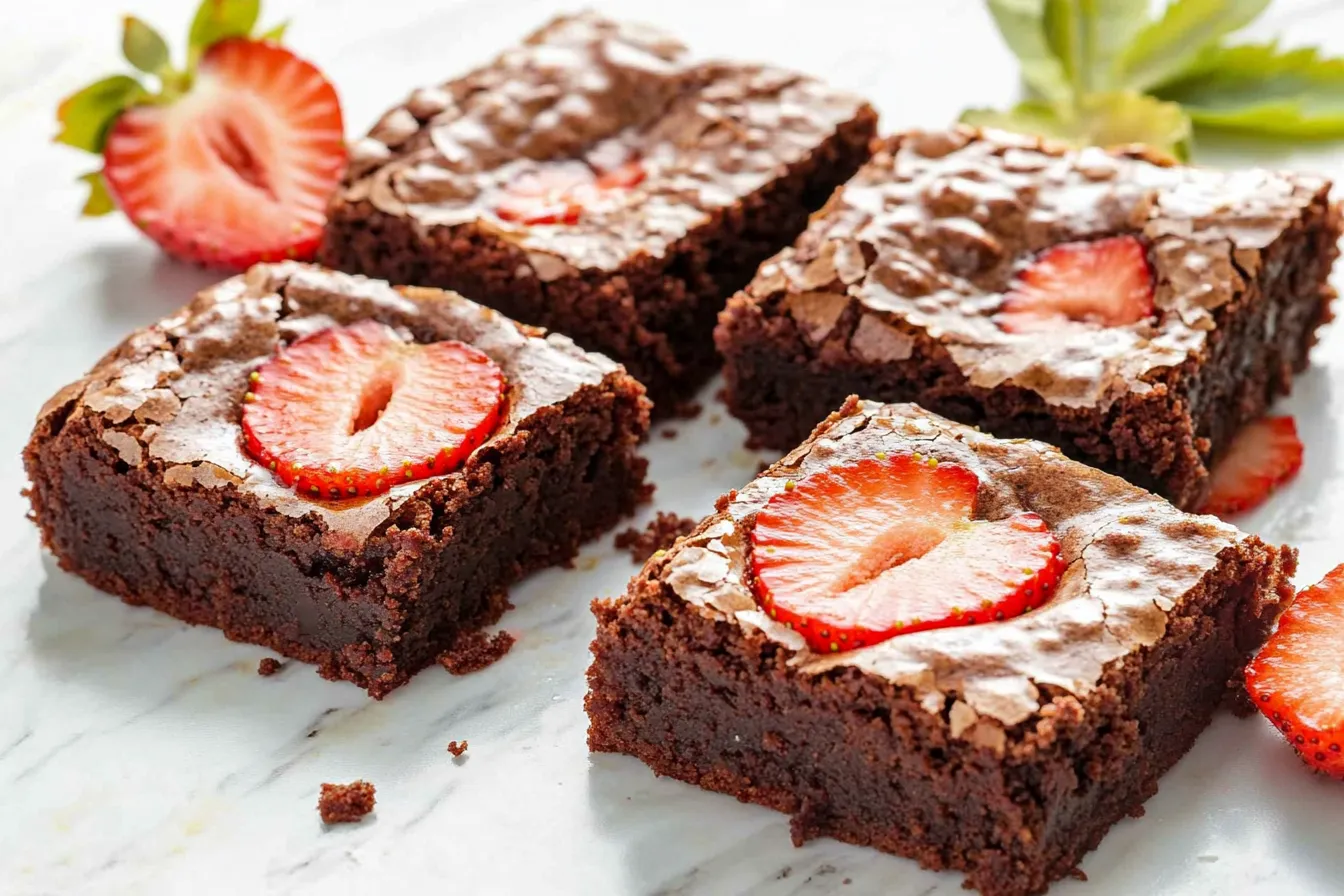 Strawberry Brownies