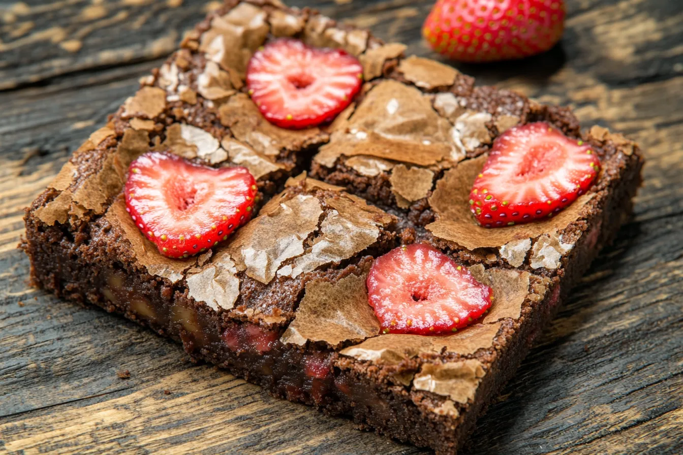 Strawberry Brownies
