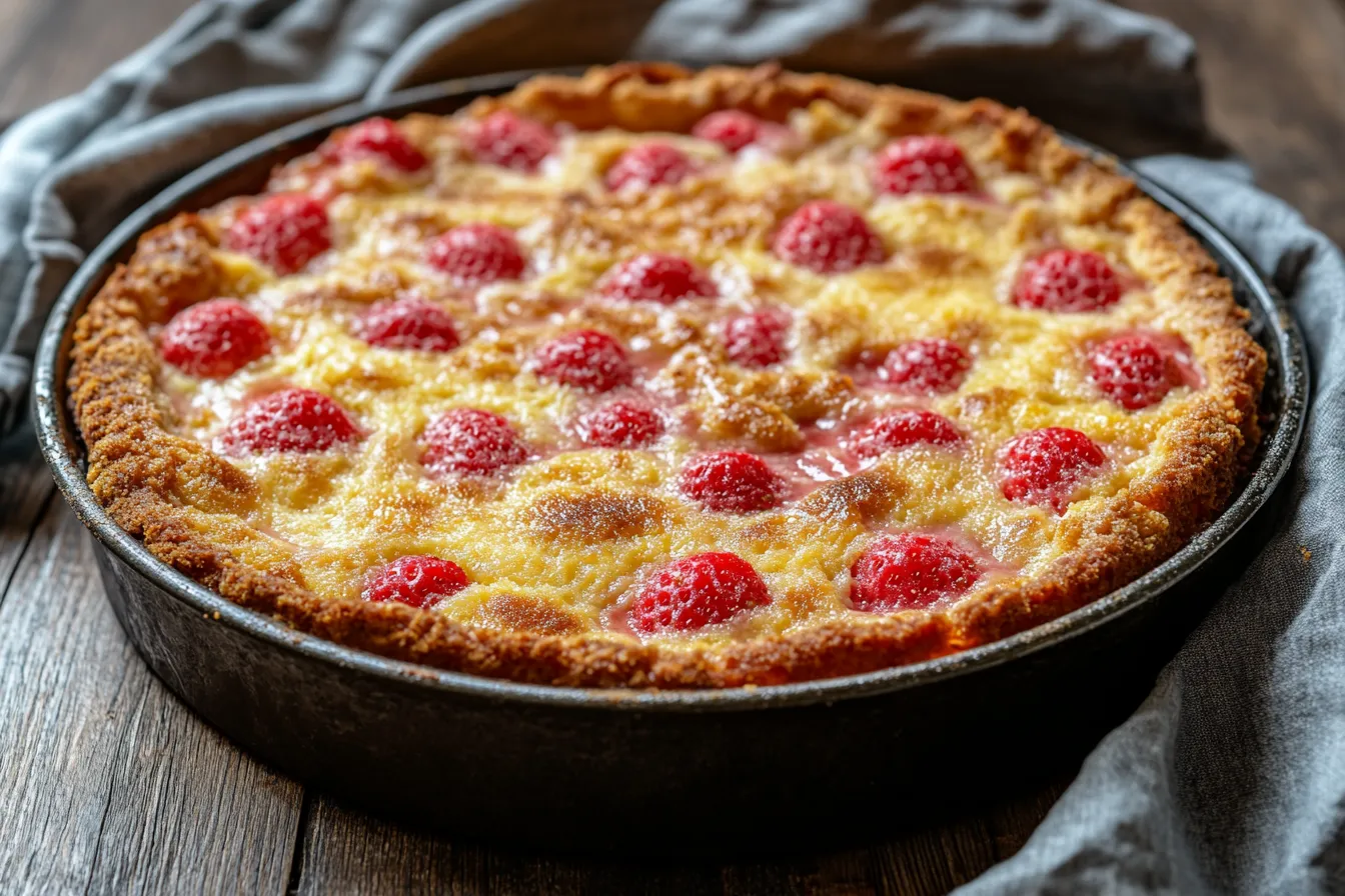Strawberry Cheesecake Dump Cake