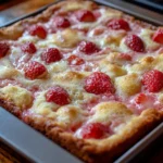 Strawberry Cheesecake Dump Cake